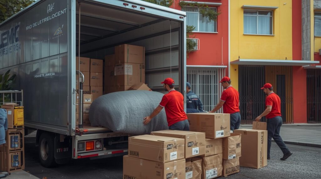Mudança residencial no Rio de Janeiro com móveis protegidos e equipe profissional