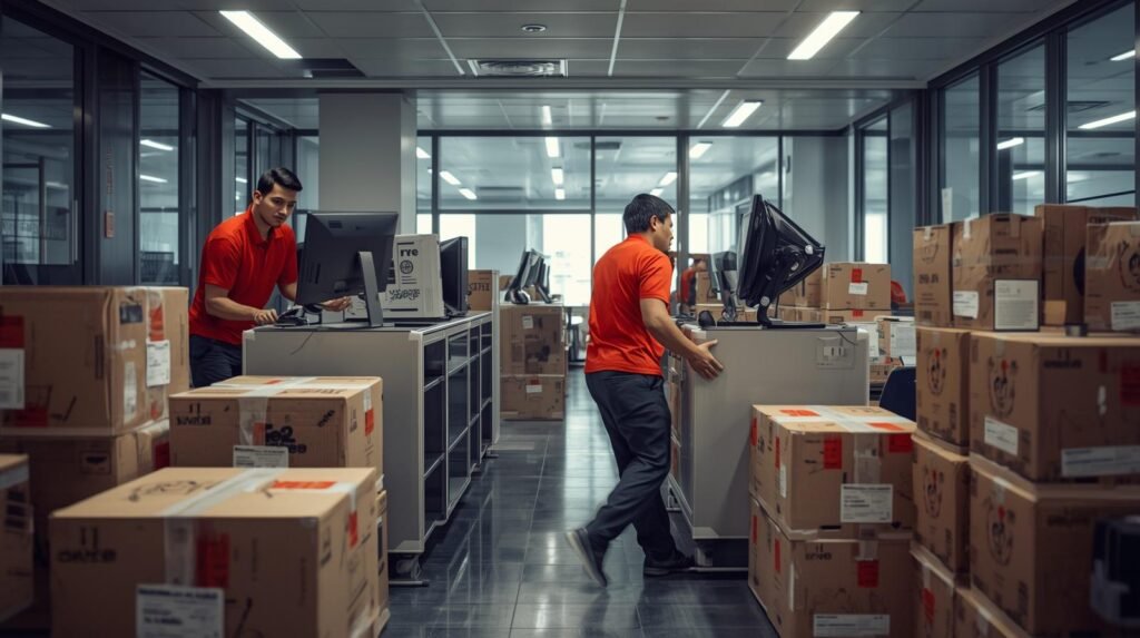 Mudança comercial RJ x SP organizada por equipe especializada