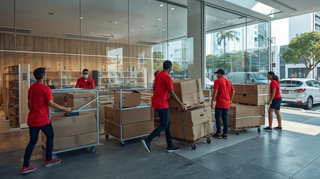 Mudança comercial para loja no Rio de Janeiro