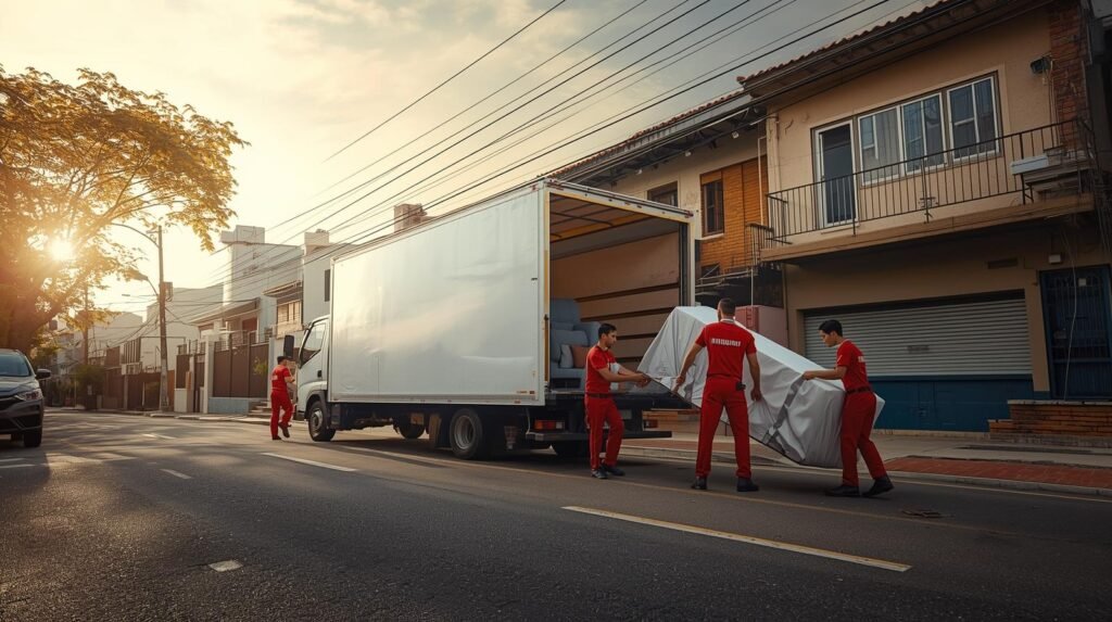 Empresa de mudanças residenciais RJ realizando mudança no Rio de Janeiro