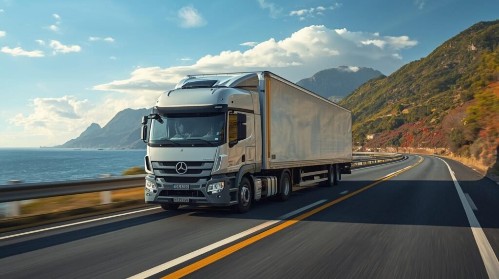 Mudanças do Rio de Janeiro para Costa Verde com caminhão profissional na rodovia