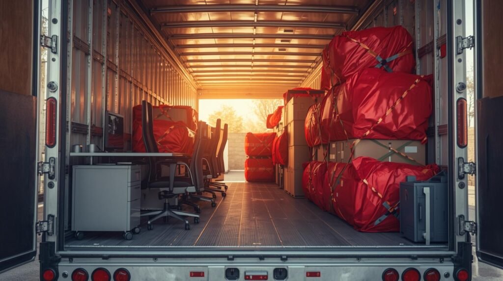 Transporte seguro em mudanças comerciais RJ