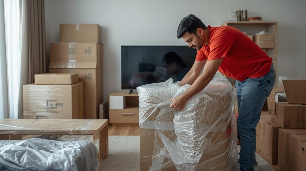 Serviço embala tudo realizado por empresa de mudanças no Rio de Janeiro