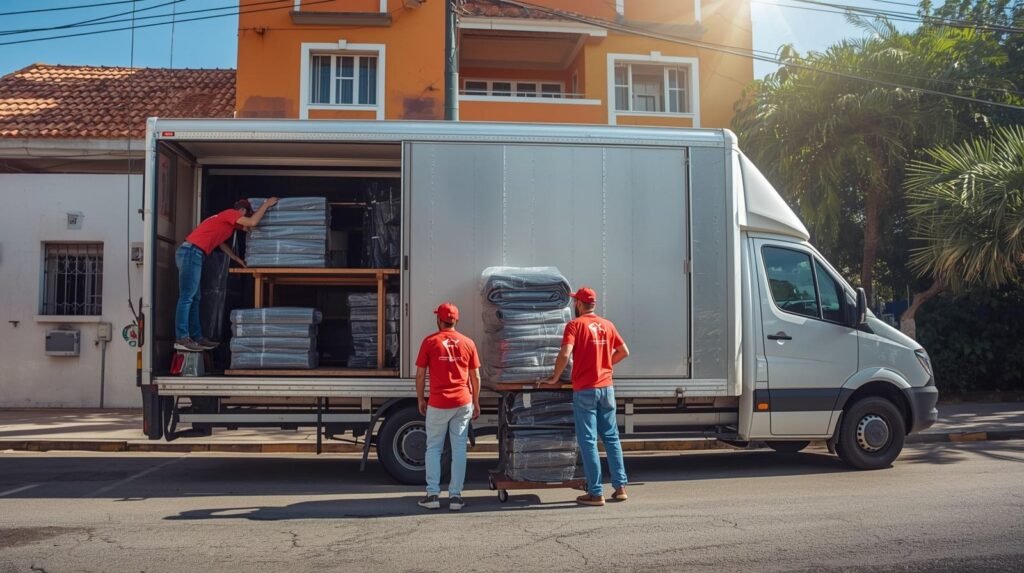 Empresa de mudanças no Rio de Janeiro realizando transporte seguro com equipe especializada