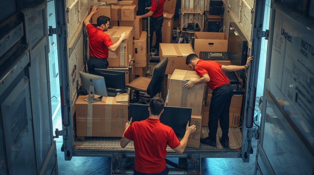 Mudança comercial no Rio de Janeiro com transporte seguro de móveis de escritório