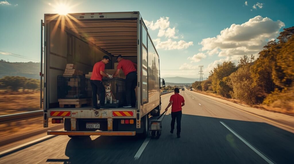 Mudança interestadual saindo do Rio de Janeiro com transporte de móveis e animal de estimação