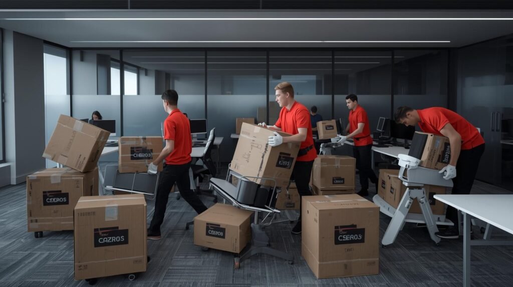 Mudança comercial no Rio de Janeiro organizada