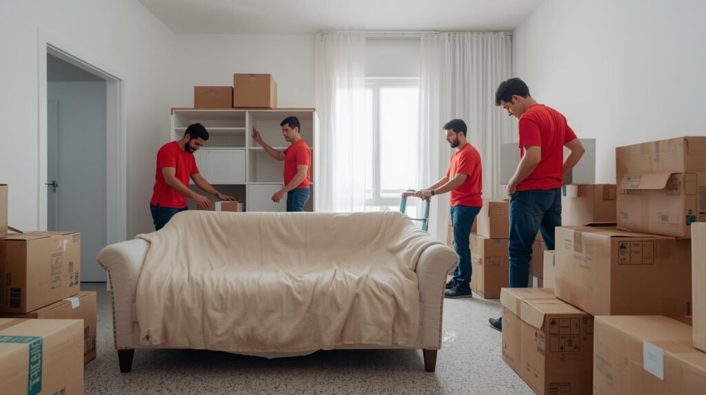 Mudança residencial no RJ com móveis protegidos