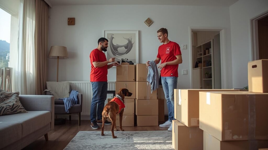 Planejamento de mudança residencial no Rio de Janeiro com presença de animal de estimação