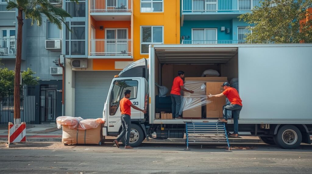 Equipe da Stock Mudanças RJ, realizando mudanças sem perdas e danos