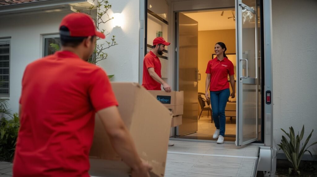 entrega de mudança em São Paulo com equipe profissional