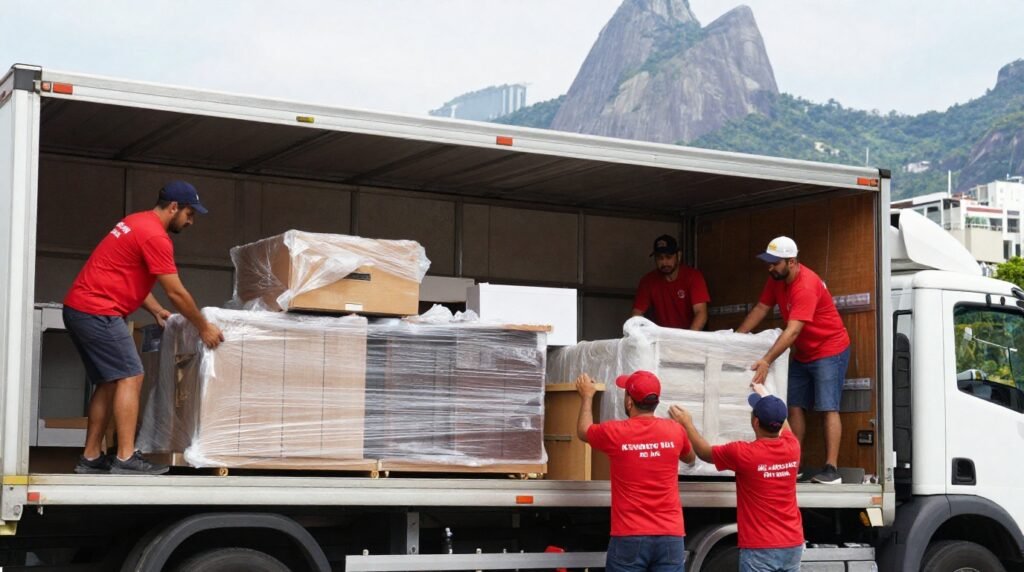 melhores empresas de mudanças interestaduais realizando transporte seguro no Rio de Janeiro