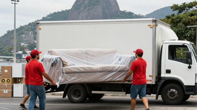 MUDANÇAS DE MEDIO PORTE NO RIO DE JANEIRO com equipe profissional realizando transporte seguro