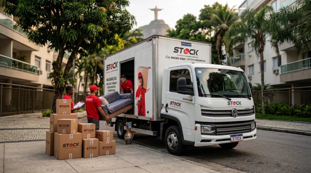 Sobre nós 1 Caminhão de Mudança da Stock Mudanças atuando no Rio de Janeiro