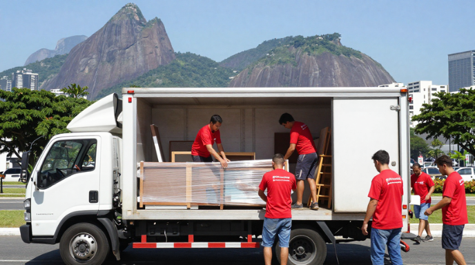 Embalagem de mudanças RJ em 2026 com transporte seguro